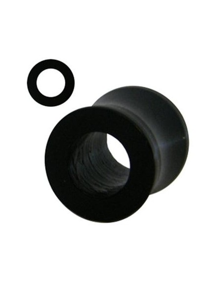 Túnel con rosca Negro y Transparente Túnel con rosca Negro y Transparente