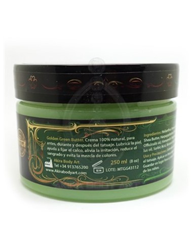 Crema de Tattoo GOLDEN GREEN