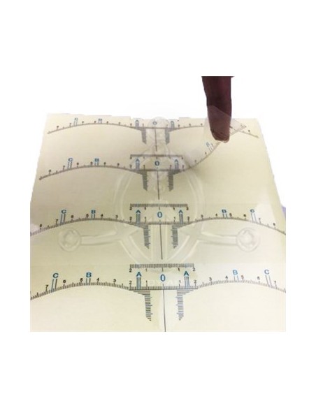 Regla adhesiva para cejas Regla adhesiva para cejas