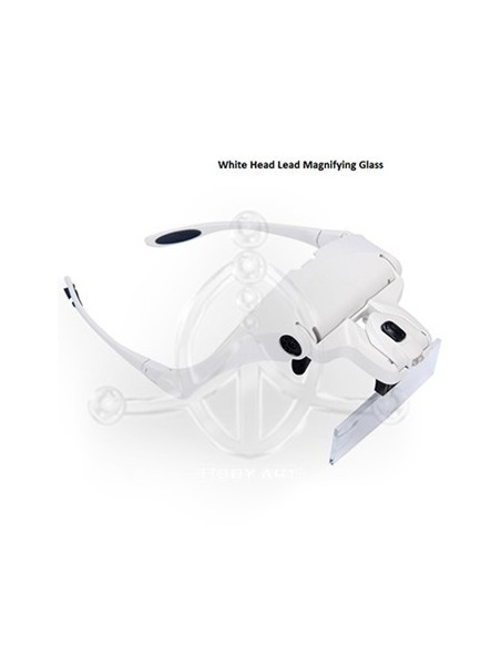 Luz LED frontal con lupa