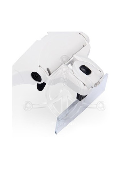 Luz LED frontal con lupa