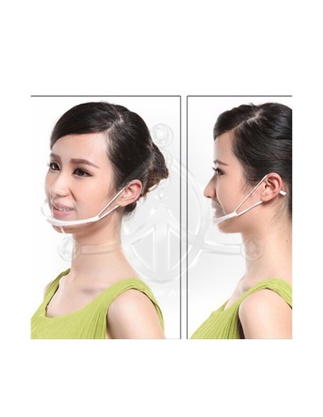 Mascarilla de plástico transparente Mascarilla de plástico transparente