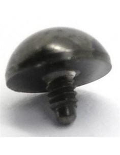 Repuesto media bola microdermal en negro. 2