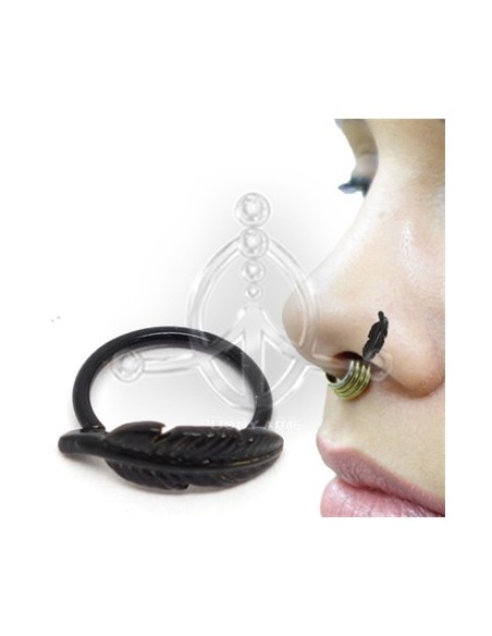 Aro flexible negro PLUMA