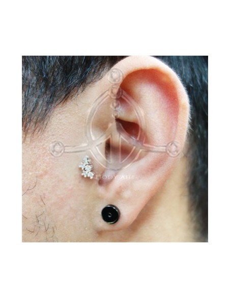 Tragus Corazón con Estela