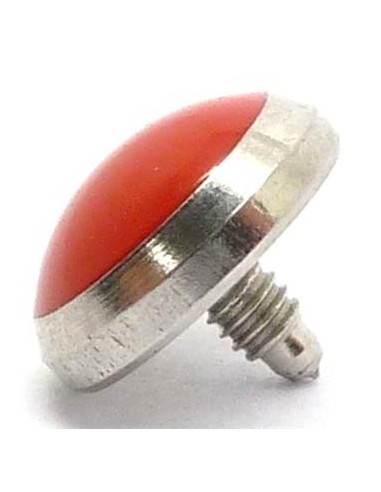Repuesto microdermal piedra en rojo de 5mm