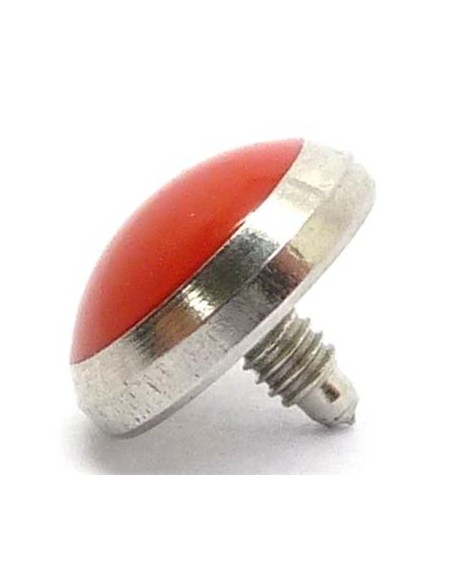 Repuesto microdermal piedra en rojo de 5mm Repuesto microdermal piedra en rojo de 5mm