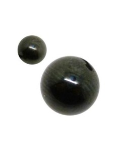 Bola negra de acero 316L
