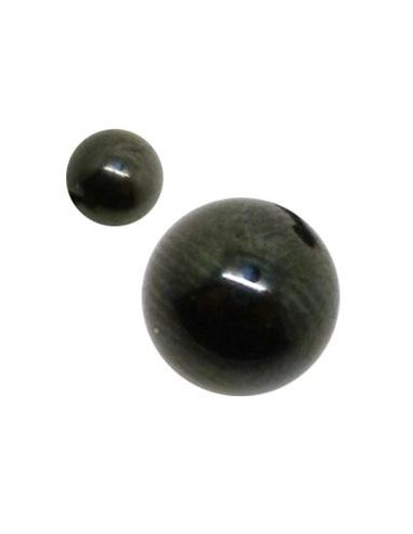 Bola negra de acero 316L