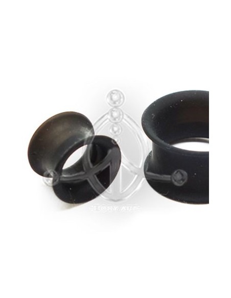 Dilatación túnel silicona. NEGRO Dilatación túnel silicona. NEGRO