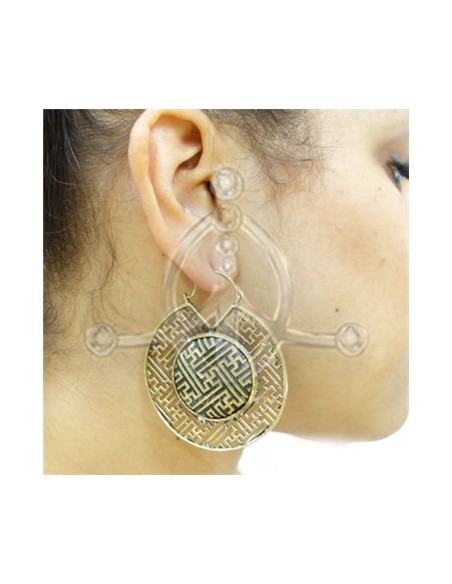 Pendiente étnico THAI-CHAI (PAREJA)