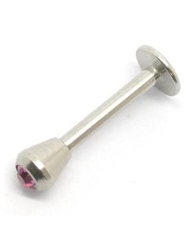 Labret con cono con joya
