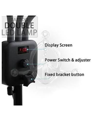 Lámpara LED de doble brazo