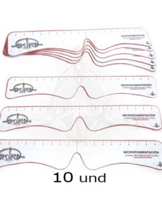 Regla ergonómica para Cejas