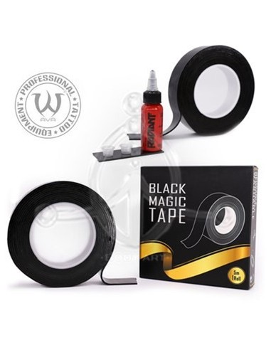 Cinta Negra Autoadhesiva