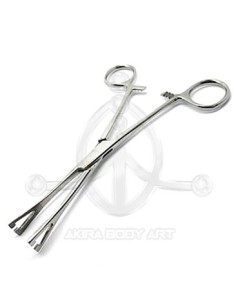 Pinza triangular abierta