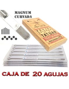 Agujas Magnum Curvada – Caja de 20