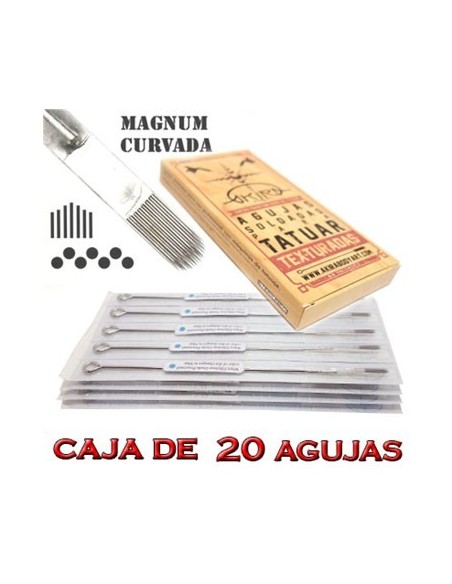 Agujas Magnum Curvada – Caja de 20 Agujas Magnum Curvada – Caja de 20