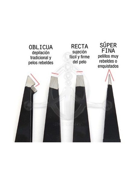 Juego de pinzas para cejas Juego de pinzas para cejas