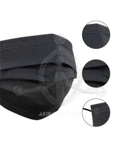Mascarillas NEGRAS 3-capas 2