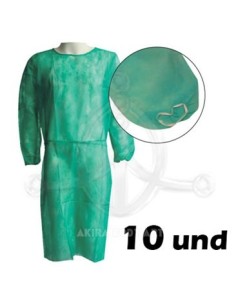 Bata Desechable Verde