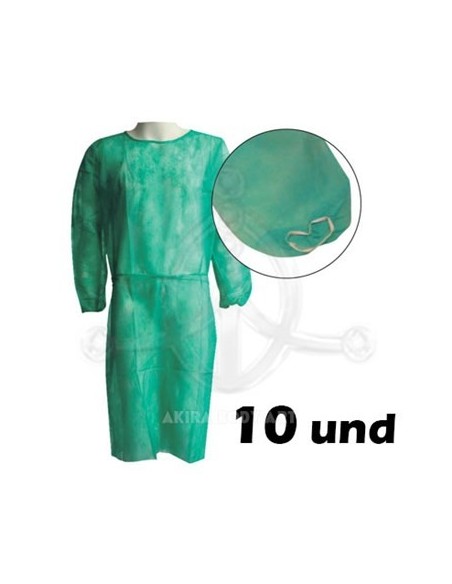 Bata Desechable Verde