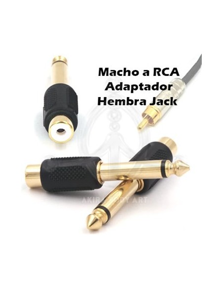 Adaptador Jack a RCA