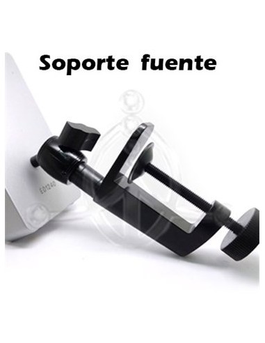 Soporte de rosca para fuentes