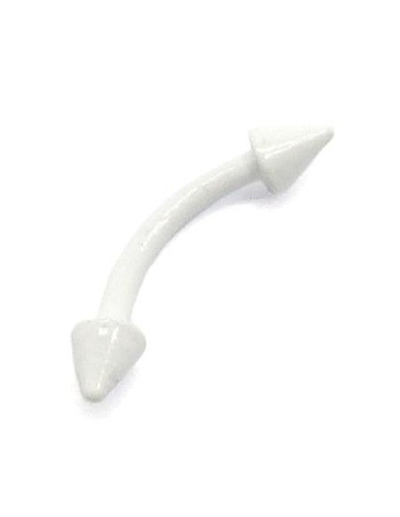 Minibanana con pinchos acero blanco