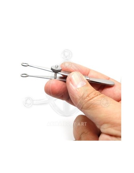 Pinza redonda cerrada