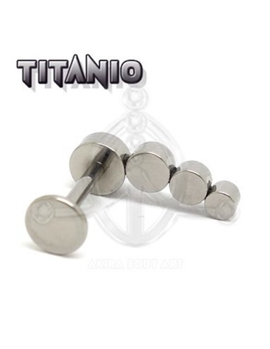 Tragus rosca interna G23 azulita turquesa.