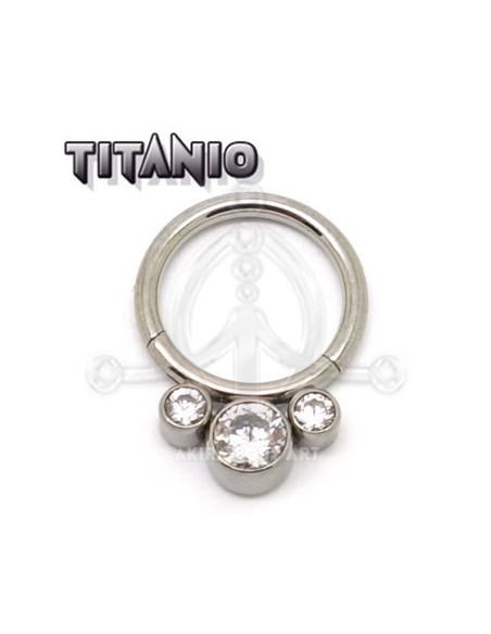 Aro segmentado Joya – Titanio