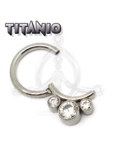 Aro segmentado Joya – Titanio 2