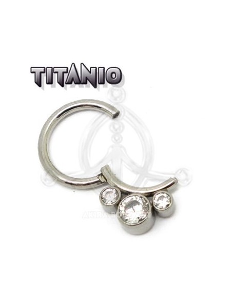 Aro segmentado Joya – Titanio