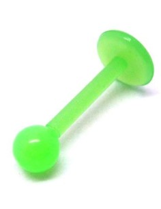 Labret con bola uv