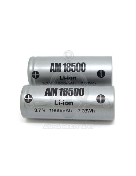 Batería de 1900mAh (3,7V de LI-ION 18500) Batería de 1900mAh (3,7V de LI-ION 18500)