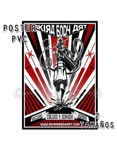 Póster Máquina Akira Body Art.