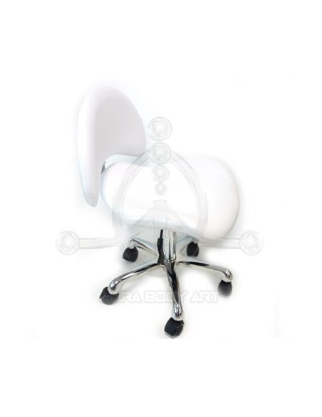 Taburete con Respaldo BLANCO Taburete con Respaldo BLANCO