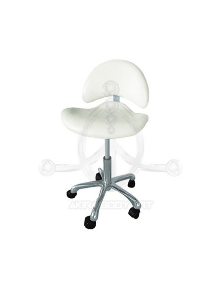 Taburete con Respaldo BLANCO Taburete con Respaldo BLANCO