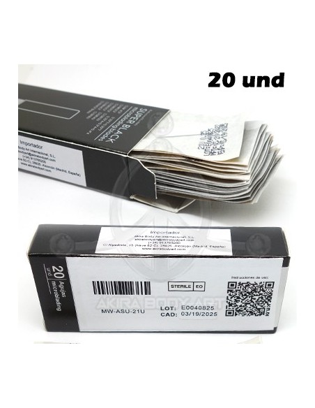 Agujas Microblading Flexible – U Agujas Microblading Flexible – U