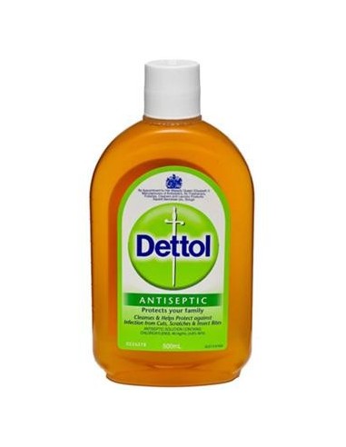 DETTOL antiséptico para transferir calcos