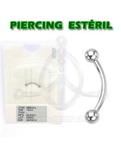 Minibanana de acero 316L (ESTÉRIL)
