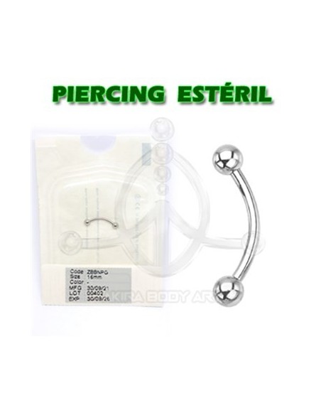 Minibanana de acero 316L (ESTÉRIL) Minibanana de acero 316L (ESTÉRIL)