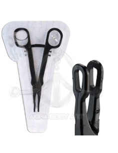 Pinza desechable redonda cerrada (ESTÉRIL)