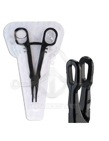 Pinza desechable redonda cerrada (ESTÉRIL)