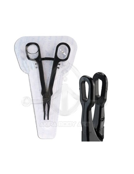 Pinza desechable redonda cerrada (ESTÉRIL) Pinza desechable redonda cerrada (ESTÉRIL)