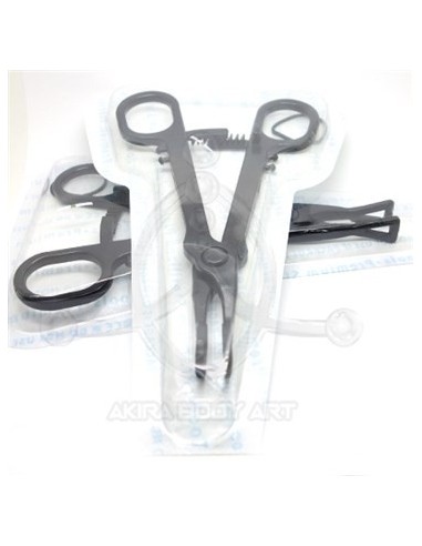 Pinza desechable redonda cerrada (ESTÉRIL)