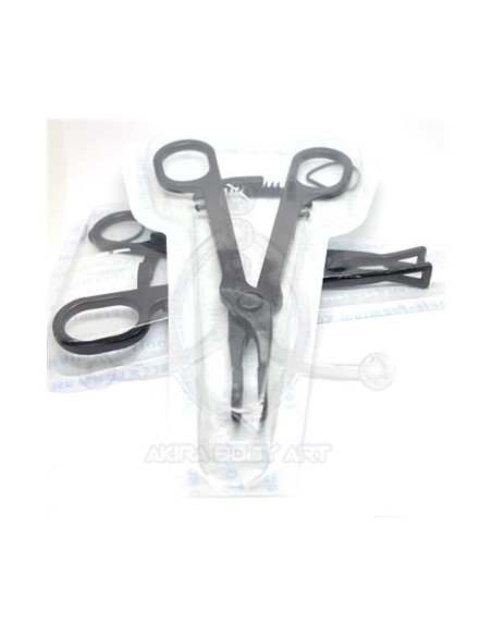 Pinza desechable redonda cerrada (ESTÉRIL) Pinza desechable redonda cerrada (ESTÉRIL)