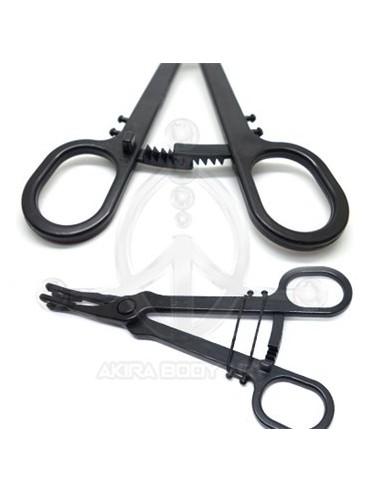 Pinza desechable redonda cerrada (ESTÉRIL)
