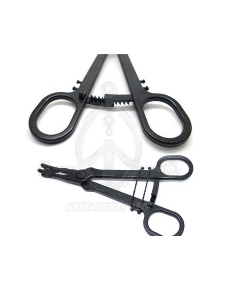 Pinza desechable redonda cerrada (ESTÉRIL) Pinza desechable redonda cerrada (ESTÉRIL)